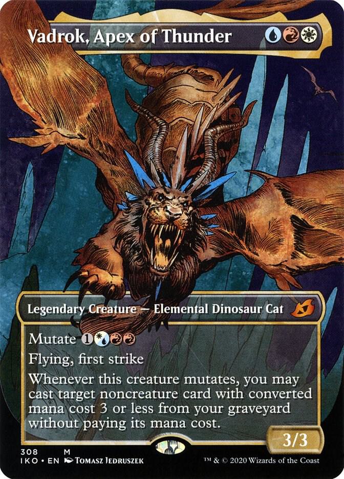 Vadrok, Apex of Thunder (Showcase) 308 Ikoria: Lair of Behemoths MTG Mythic NM