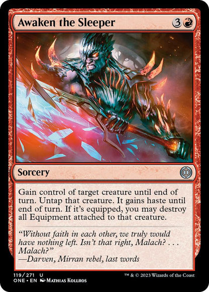 Awaken the Sleeper 119 Phyrexia: All Will Be One MTG UC NM