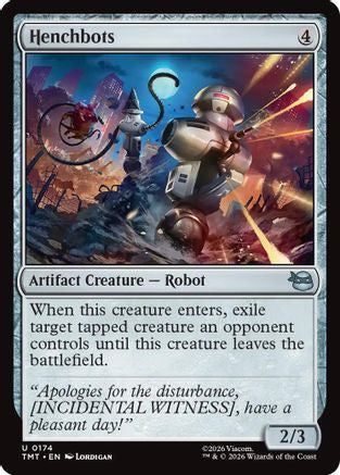 Henchbots 0174 Teenage Mutant Ninja Turtles MTG UC NM