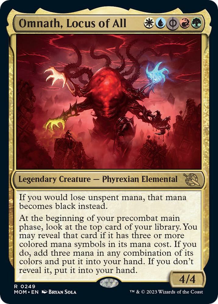 Omnath, Locus of All 249 March of the Machine MTG R NM