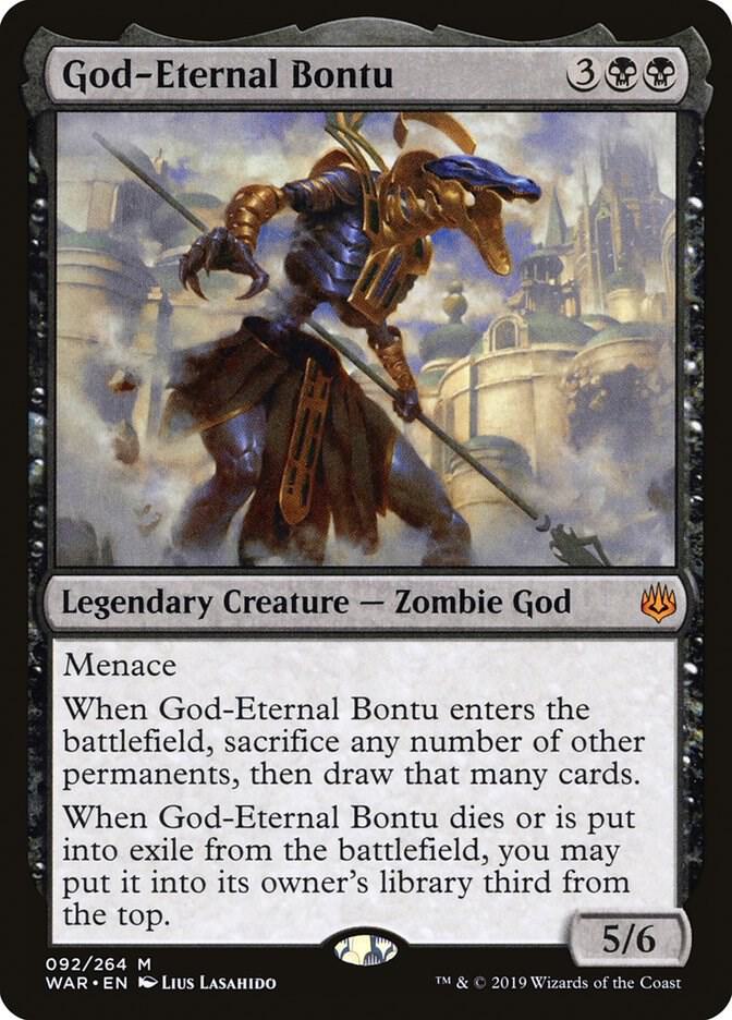 God-Eternal Bontu 92 War of the Spark MTG Mythic NM