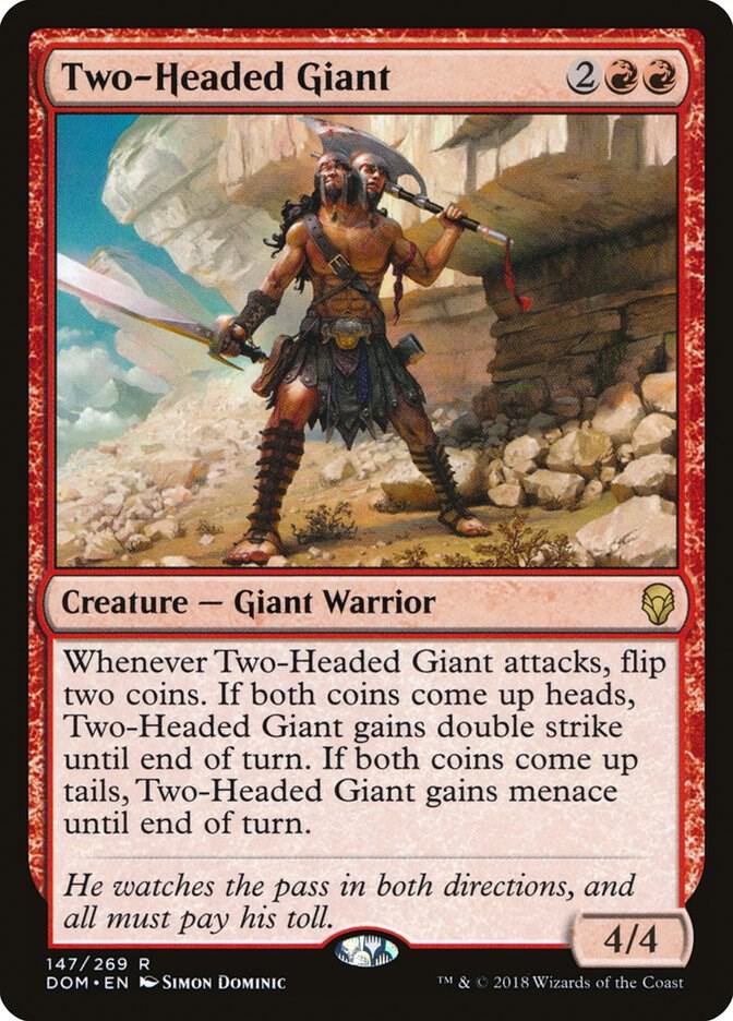 Two-Headed Giant 147 Dominaria MTG R NM