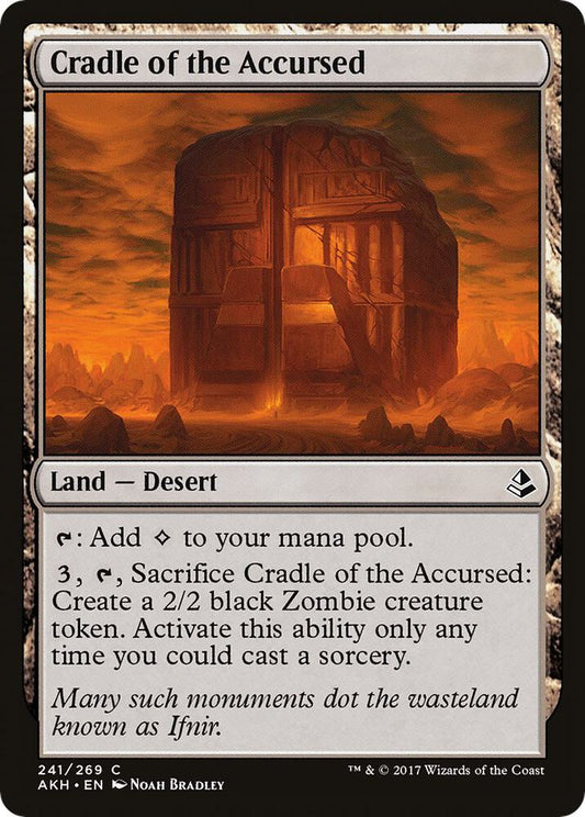 Cradle of the Accursed 241 Amonkhet MTG C NM