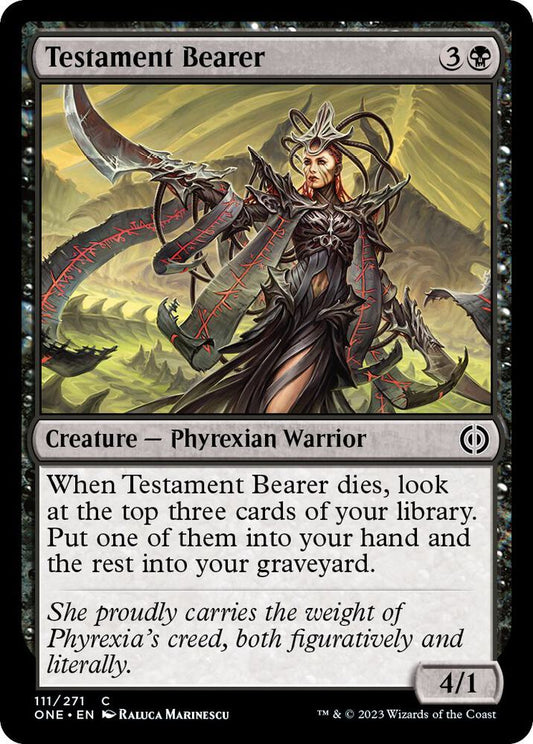 Testament Bearer 111 Phyrexia: All Will Be One MTG C NM