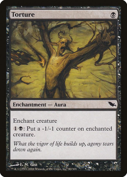 Torture 80 Shadowmoor MTG C LP