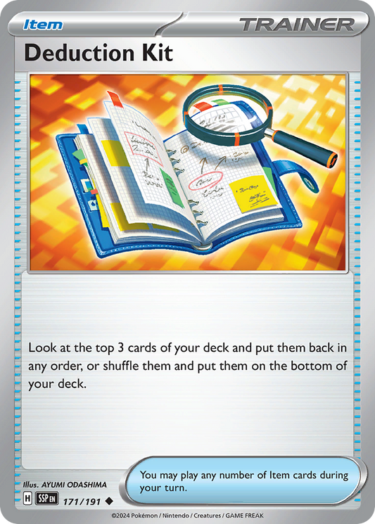 Deduction Kit 171/191 Surging Sparks Pokemon UC NM