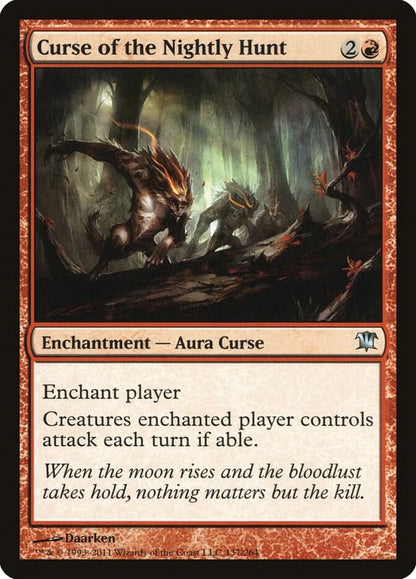 Curse of the Nightly Hunt 137 Innistrad MTG UC NM
