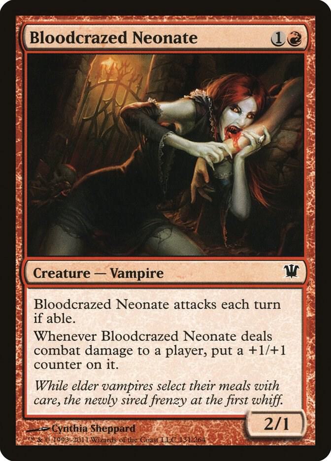 Bloodcrazed Neonate 131 Innistrad MTG C NM