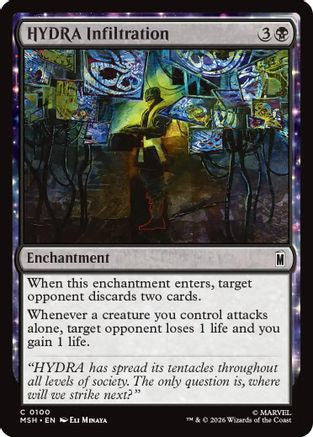 HYDRA Infiltration 100 Marvel Super Heroes MTG C NM