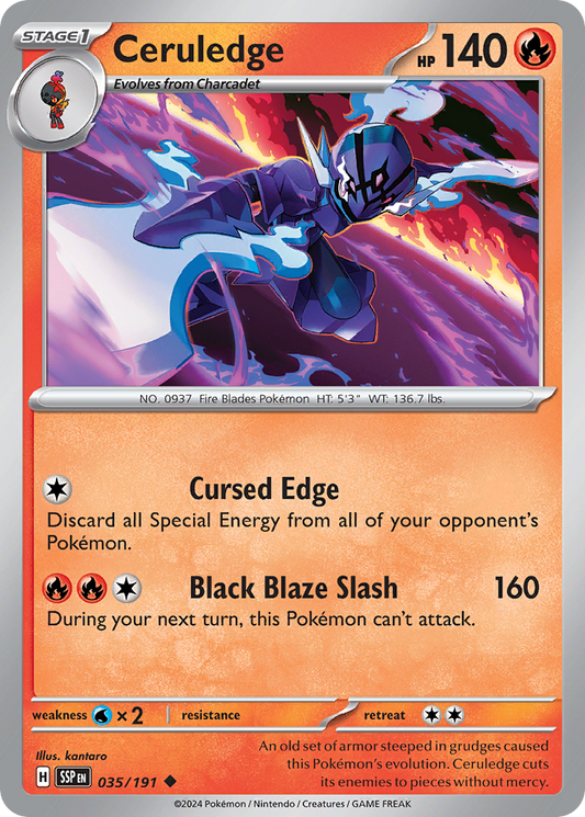 Ceruledge 035/191 Surging Sparks Pokemon UC NM