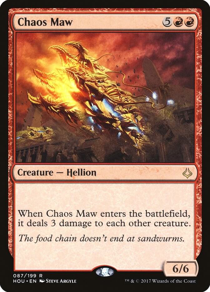 Chaos Maw 87 Hour of Devastation MTG R NM