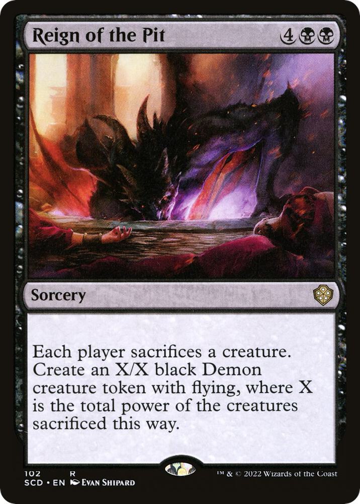 Reign of the Pit 102 Starter Commander Decks MTG R NM
