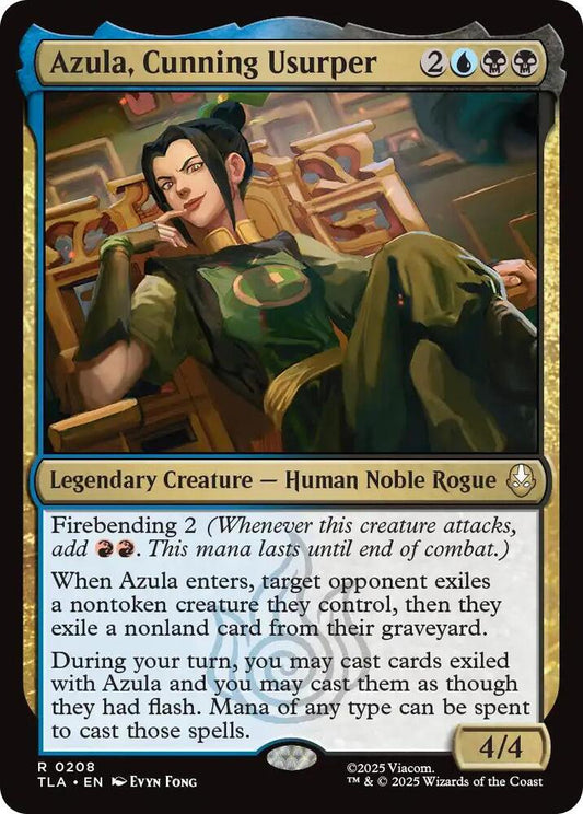 Azula, Cunning Usurper 208 Avatar: The Last Airbender MTG R NM
