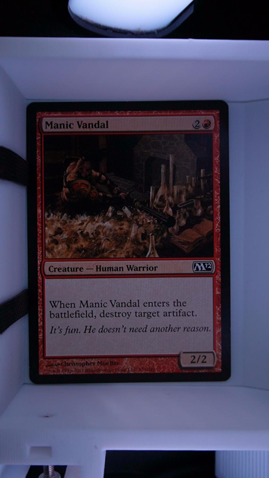 Manic Vandal 151 Magic 2012 (M12) MTG C NM