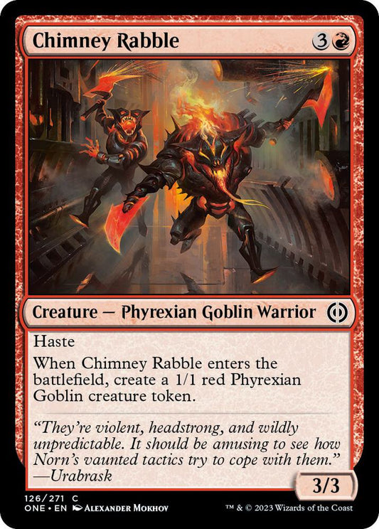Chimney Rabble 126 Phyrexia: All Will Be One MTG C NM