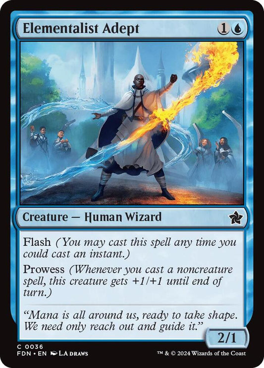 Elementalist Adept 36 Foundations MTG C NM