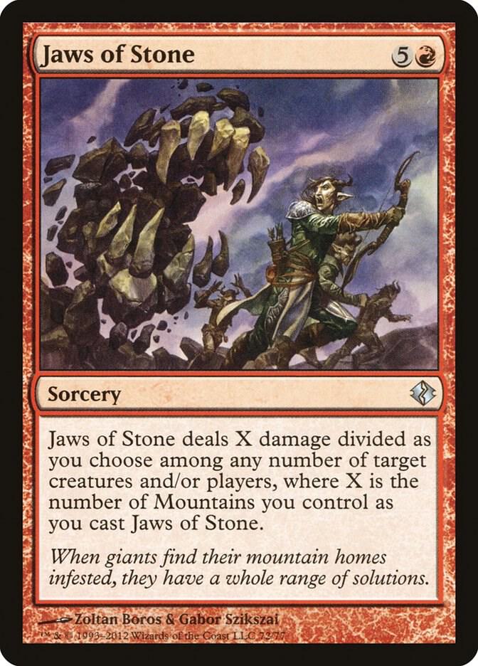 Jaws of Stone 72 Duel Decks: Venser vs. Koth MTG UC NM