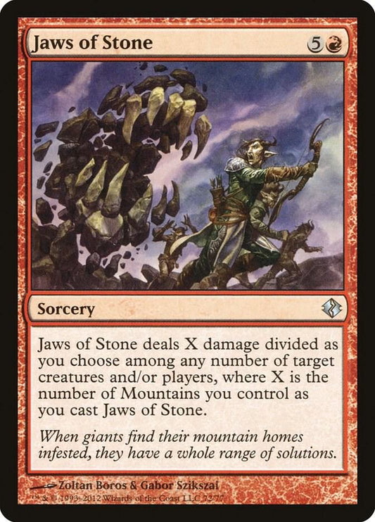 Jaws of Stone 72 Duel Decks: Venser vs. Koth MTG UC NM
