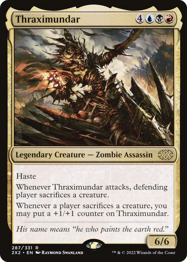 Thraximundar 287 Double Masters 2022 MTG R NM