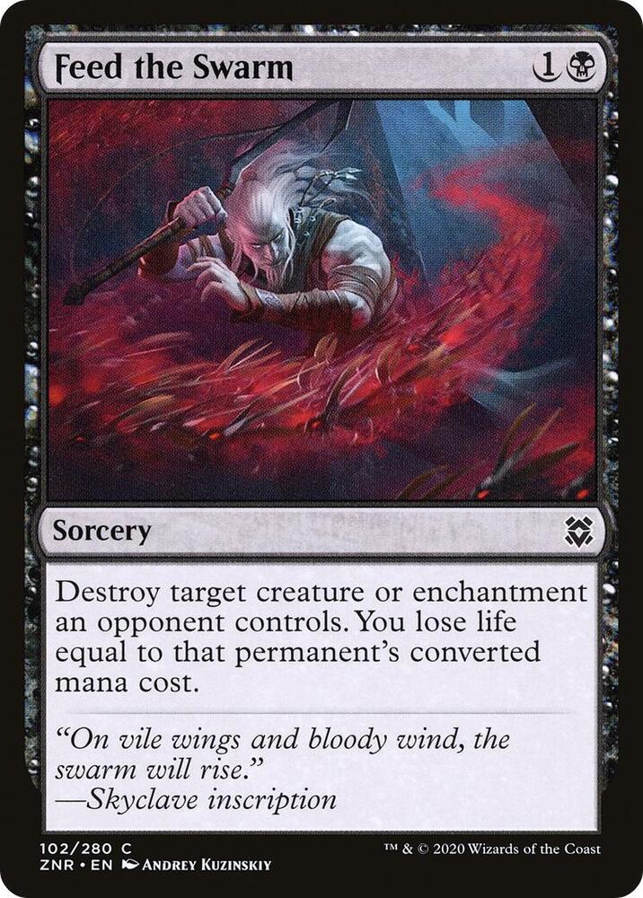 Feed the Swarm 102 Zendikar Rising MTG C NM