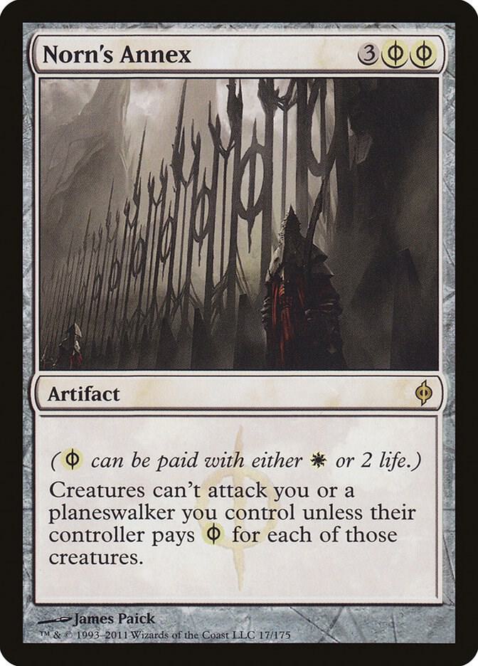Norn's Annex 17 New Phyrexia MTG R Foil NM
