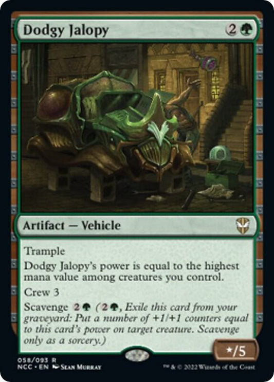 Dodgy Jalopy 58 Commander: Streets of New Capenna MTG R NM