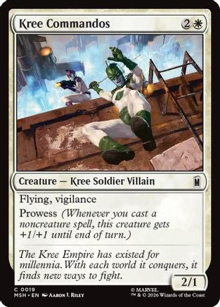 Kree Commandos 19 Marvel Super Heroes MTG C NM