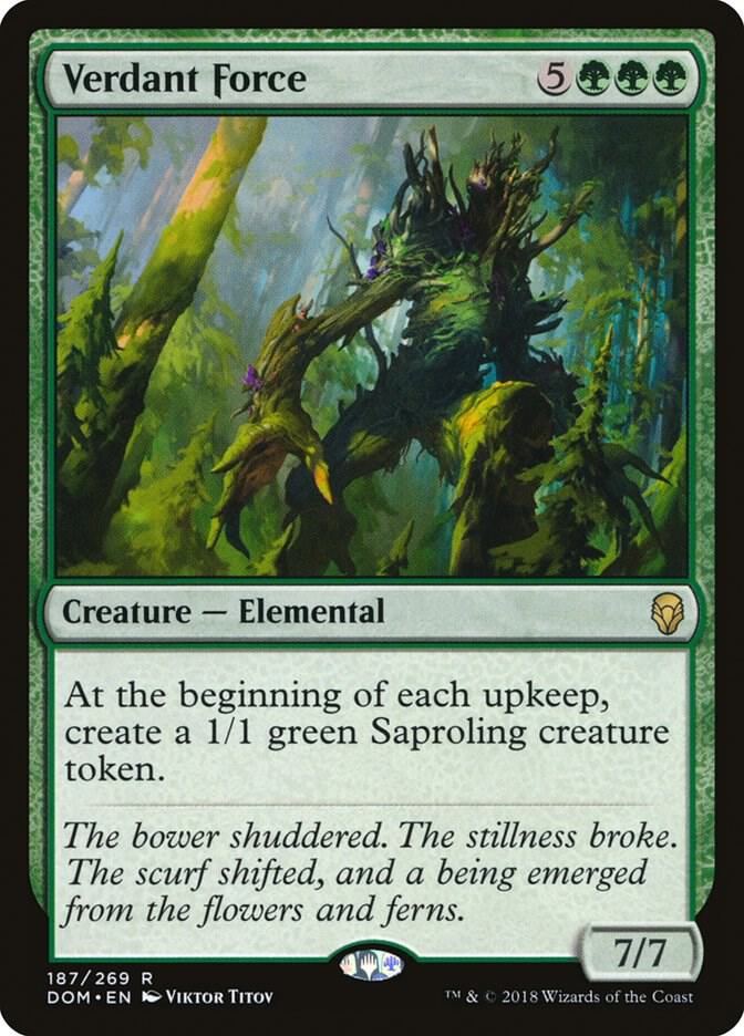 Verdant Force 187 Dominaria MTG R NM