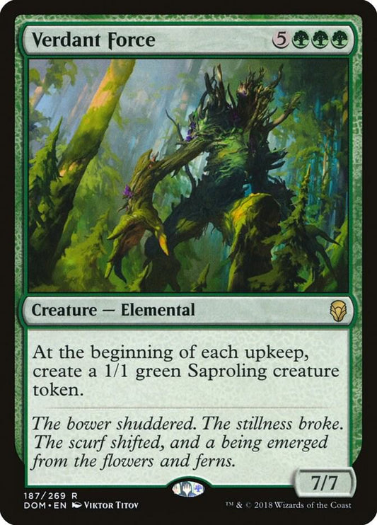 Verdant Force 187 Dominaria MTG R NM