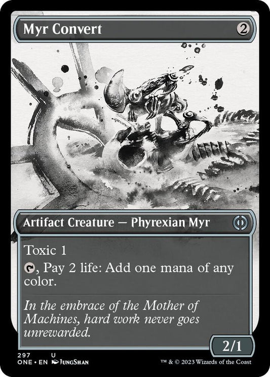 Myr Convert (Showcase) 297 Phyrexia: All Will Be One MTG UC NM
