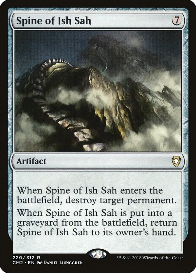 Spine of Ish Sah 220 Commander Anthology Volume II MTG R NM