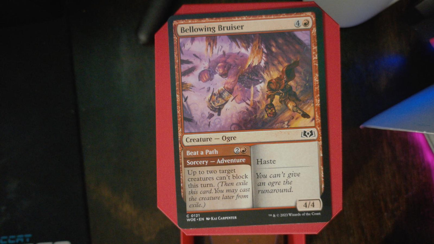 Bellowing Bruiser 121 Wilds of Eldraine MTG C NM