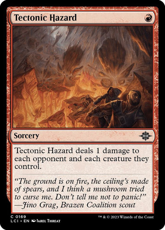 Tectonic Hazard 169 The Lost Caverns of Ixalan MTG C Foil NM