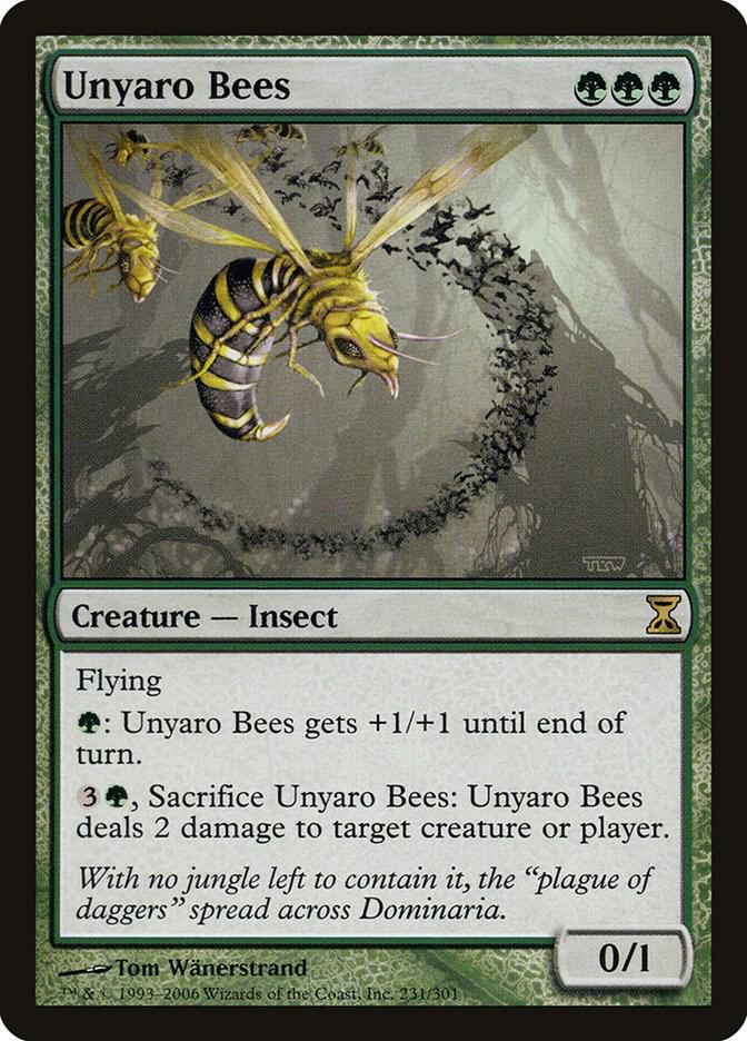Unyaro Bees 231 Time Spiral MTG R LP