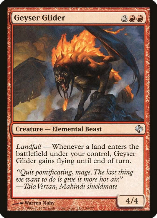 Geyser Glider 56 Duel Decks: Venser vs. Koth MTG UC NM