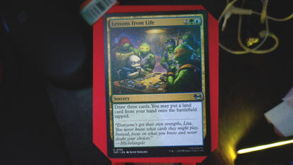 Lessons from Life 0155 Teenage Mutant Ninja Turtles MTG UC NM