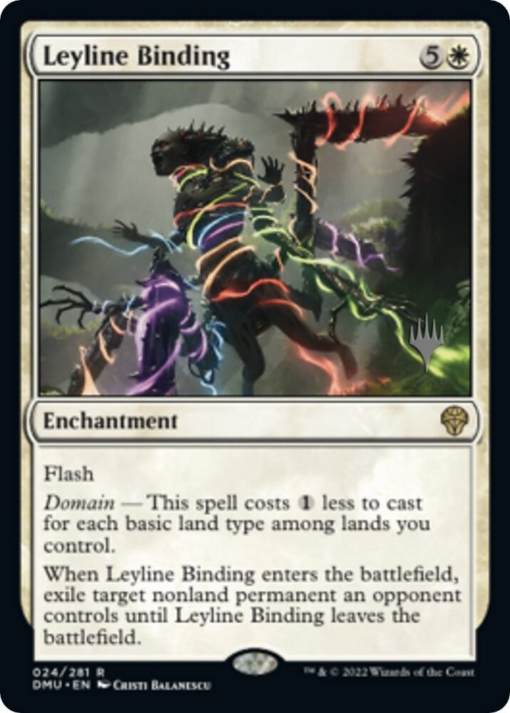Leyline Binding 24 Promo Pack: Dominaria United MTG R NM