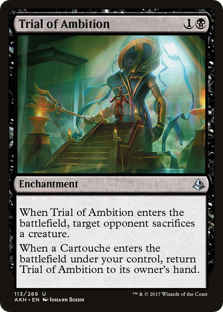 Trial of Ambition 113 Amonkhet MTG UC LP