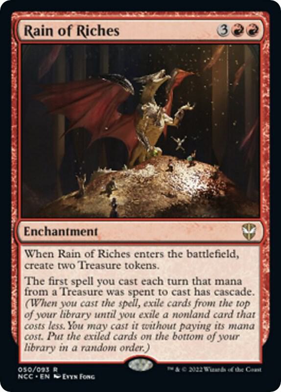 Rain of Riches 50 Commander: Streets of New Capenna MTG R NM