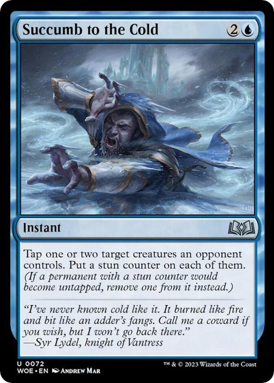 Succumb to the Cold 72 Wilds of Eldraine MTG UC NM
