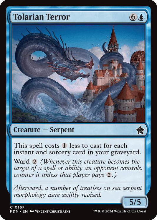 Tolarian Terror 167 Foundations MTG C NM