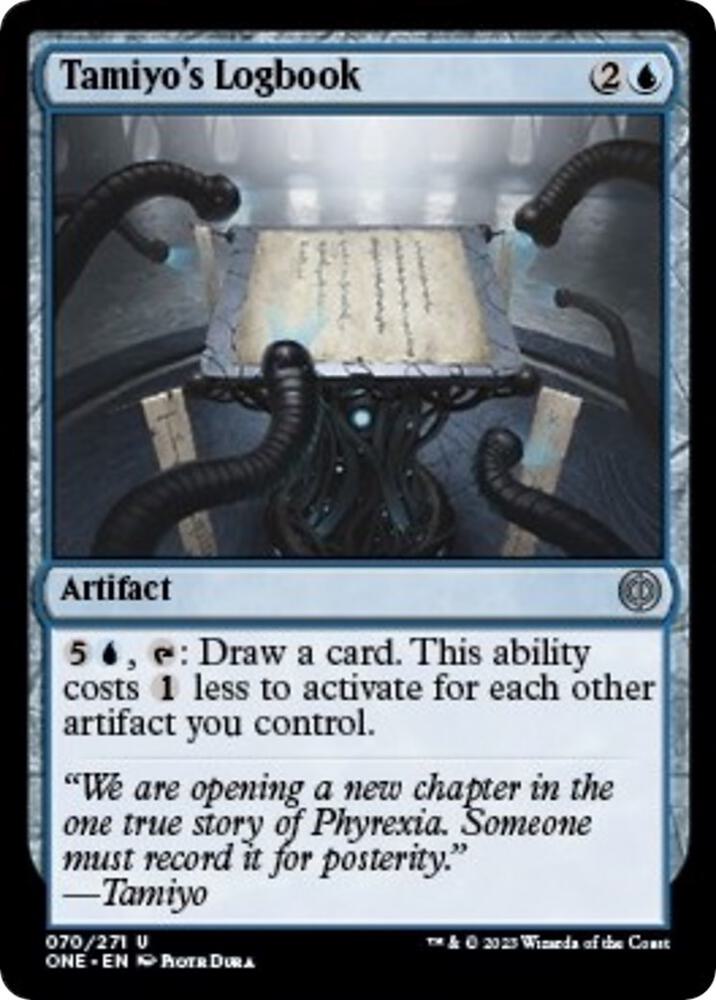 Tamiyo's Logbook 70 Phyrexia: All Will Be One MTG UC NM