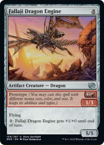 Fallaji Dragon Engine 159 The Brothers' War MTG UC NM