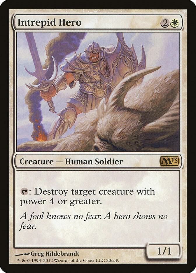 Intrepid Hero 20 Magic 2013 (M13) MTG R NM