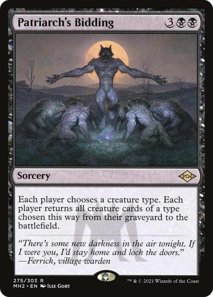 Patriarch's Bidding 275 Modern Horizons 2 MTG R NM