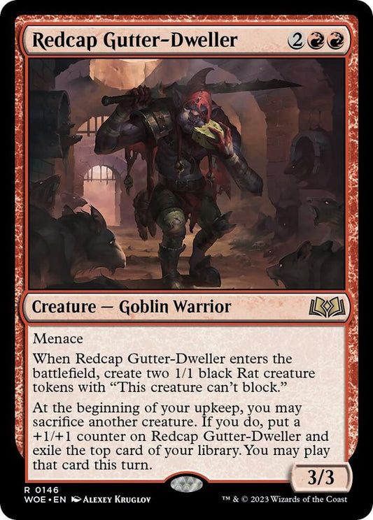 Redcap Gutter-Dweller 146 Wilds of Eldraine MTG R NM