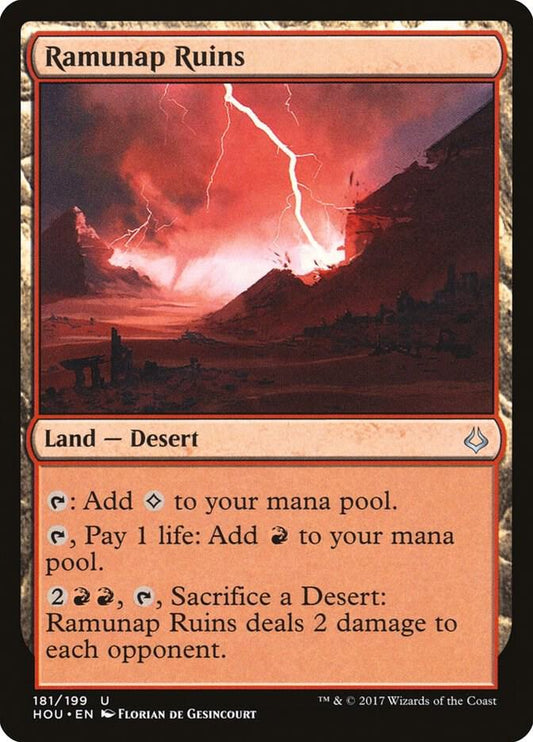 Ramunap Ruins 181 Hour of Devastation MTG UC NM