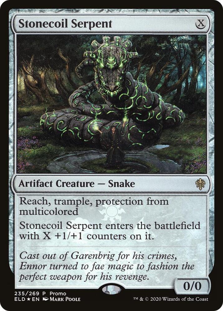 Stonecoil Serpent 235 Media Promos MTG P Foil NM