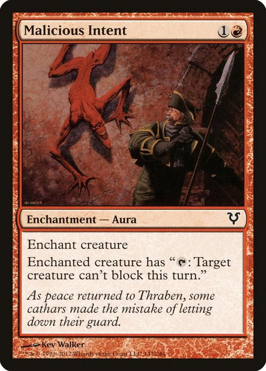 Malicious Intent 147 Avacyn Restored MTG C NM