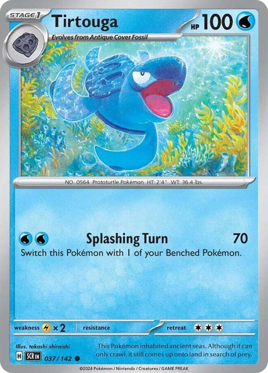 Tirtouga 37/142 Stellar Crown Pokemon C NM